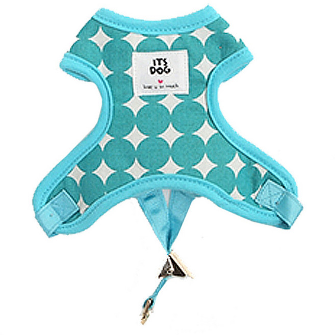 이츠독 버블캔디 하네스 그린, S, 1개