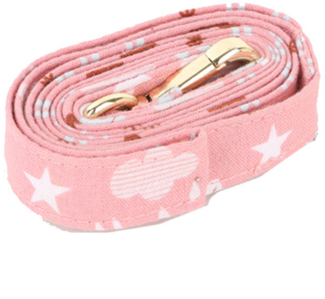 이츠독 마이엔젤 하네스 리드줄 핑크, 총길이 120cm, 1개