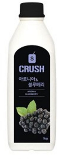 크러쉬 아로니아+블루베리 크러쉬 시럽, 1kg, 1개