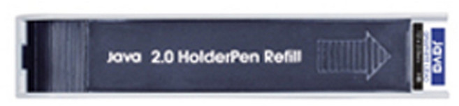 자바펜 홀더심 HB 검정, 2mm, 1개