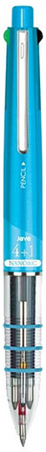 자바펜 나노C 4+1 멀티펜 0.4mm, 아쿠아블루, 1개