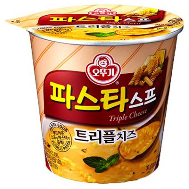 오뚜기 파스타스프 트리플치즈, 30g, 2개