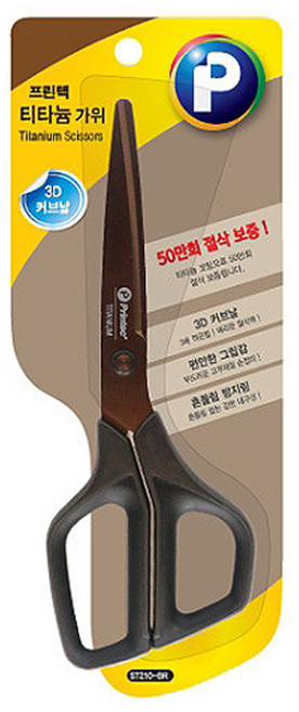 프린텍 3D 커브 티타늄 가위 대형, 1개