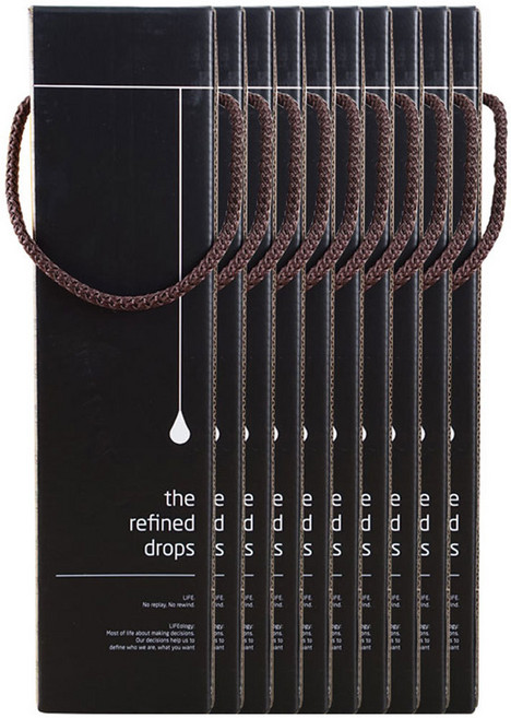 칼라포장박스 모던드롭스 500ml, 혼합색상, 10개