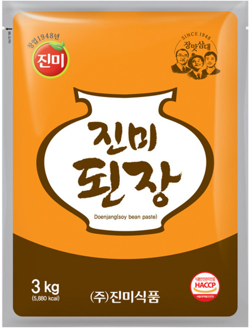 진미 된장, 3kg, 1개