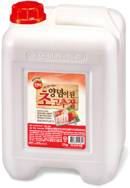 진미 양념이된초고추장, 13kg, 1개