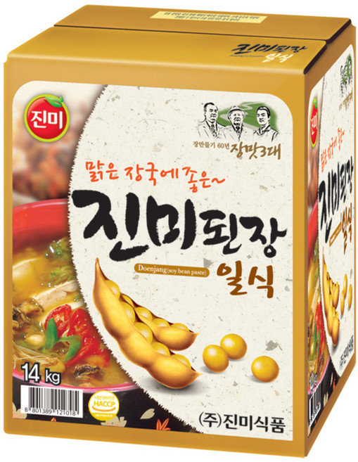 진미 된장 일식, 14kg, 1개