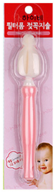 하이비 필터폼 젖꼭지솔 라이트핑크, 2개