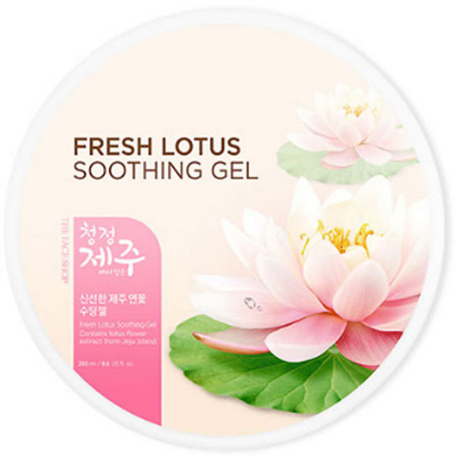 더페이스샵 신선한 제주 연꽃 수딩젤, 285ml, 1개