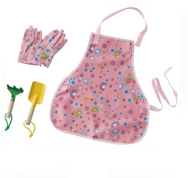 GADIS 키즈가드닝세트 핑크, 1세트, 1개