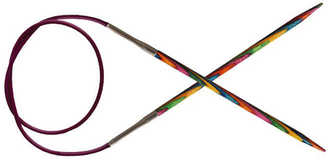 KnitPro Symphony 竹製輪針, 1個, 混色