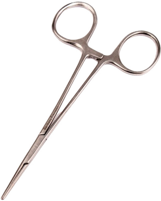 브랜드실 겸자가위 18.5cm 직선형, 1개