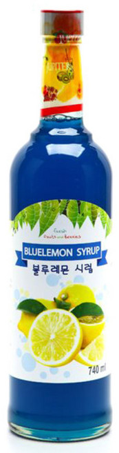 쥬피터 블루레몬 시럽, 740ml, 1개