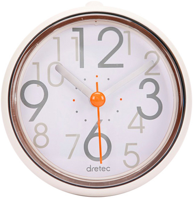드레텍 욕실시계, 화이트