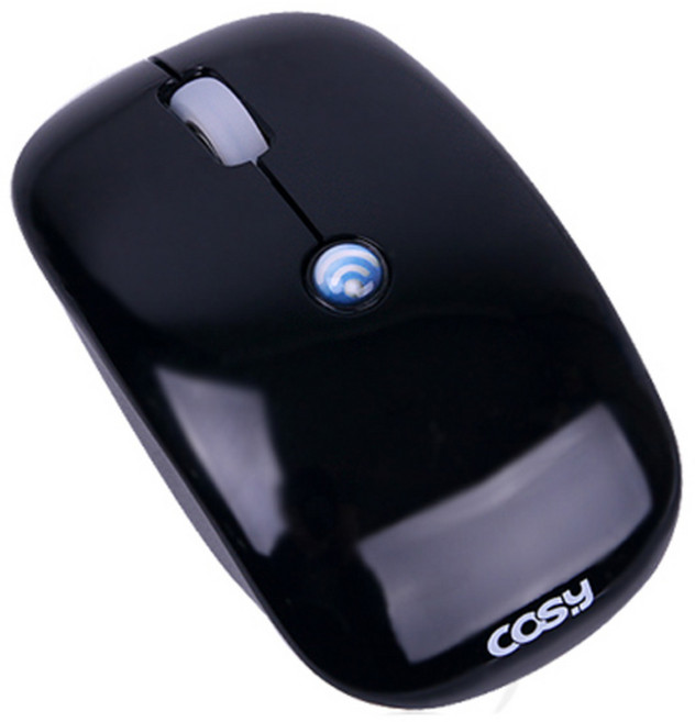 COSY 비틀 무선나노 마우스 2.4G, 블랙