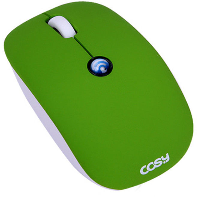 COSY 비틀 무선나노 마우스 2.4G, 그린