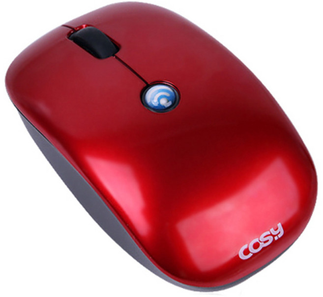 COSY 비틀 무선나노 마우스 2.4G, 레드