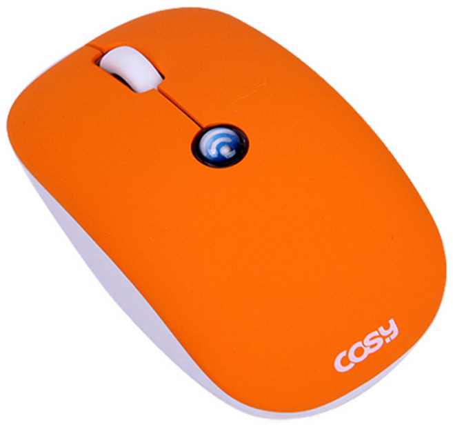 COSY 비틀 무선나노 마우스 2.4G, 오렌지