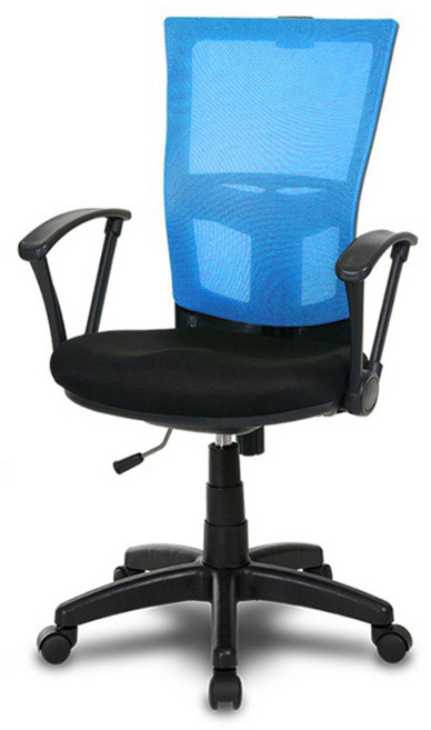 체어클럽 iChair450 플러스 고급형 메쉬원단 학생/사무용의자, 블루