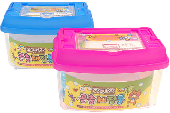 케이와이아이앤디 3000자연나라곤충채집통 어항통겸용 랜덤 발송, 15개입, 15개