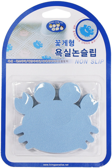 아이손 욕실논슬립 미끄럼방지, 꽃게, 10개입
