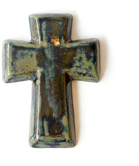 쉬즈데코 핸드페인팅 십자가 일자형, RG, 1개