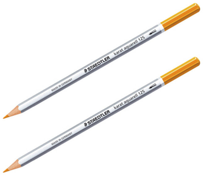스테들러 카렛 아쿠아 수채연필, 2개입, 125-11