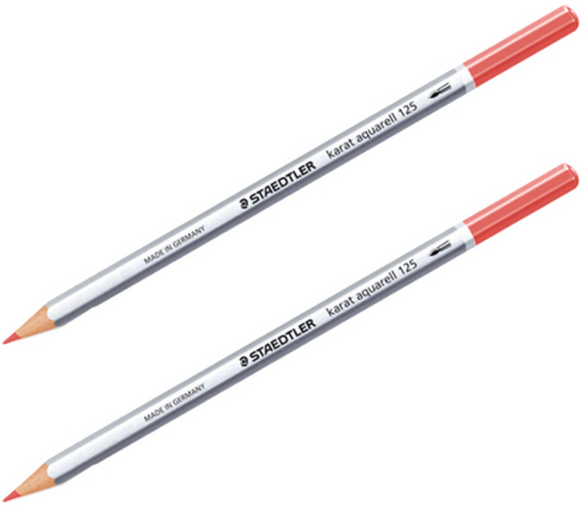 스테들러 카렛 아쿠아 수채연필, 2개입, 125-25