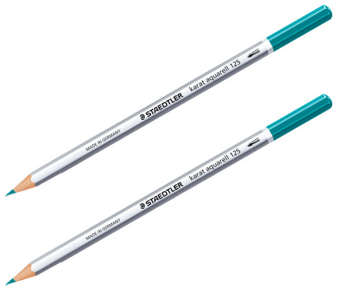 스테들러 카렛 아쿠아 수채연필, 2개입, 125-35