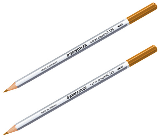 스테들러 카렛 아쿠아 수채연필, 2개입, 125-49