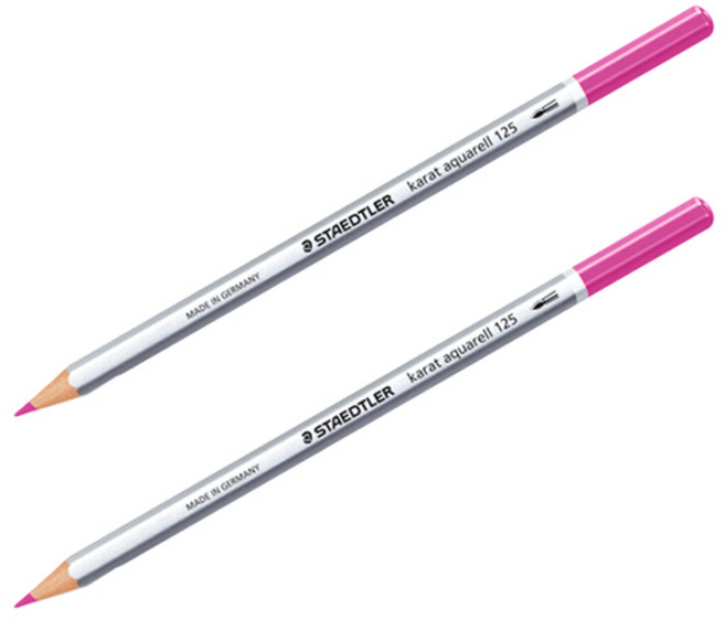 스테들러 카렛 아쿠아 수채연필, 2개입, 125-20