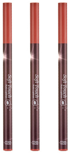 에뛰드하우스 소프트 터치 오토 립 라이너 AD 0.2g, 5호 내추럴 베리, 3개