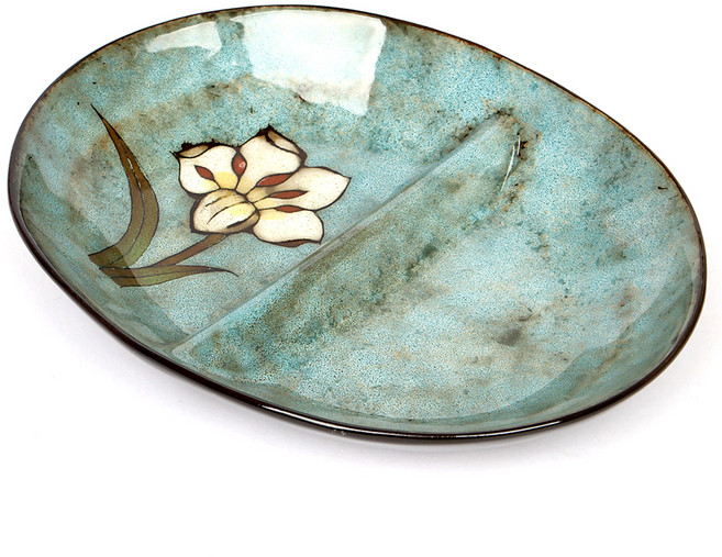 로얄에식스 소담 이절접시, 스카이블루, 1개