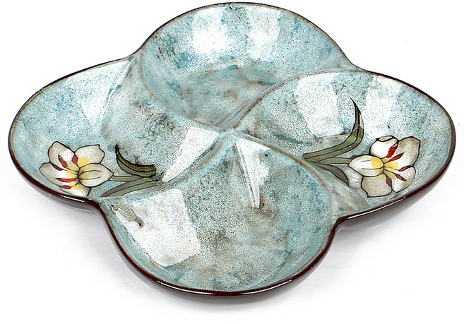 로얄에식스 소담 사절 사라 나눔접시, 스카이블루, 1개