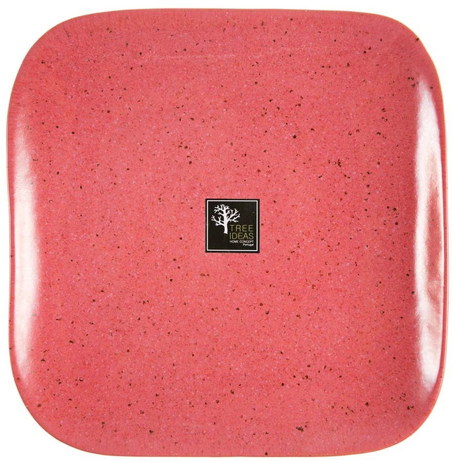 세라미루프 스퀘어 사이드 접시, 핑크, 1개