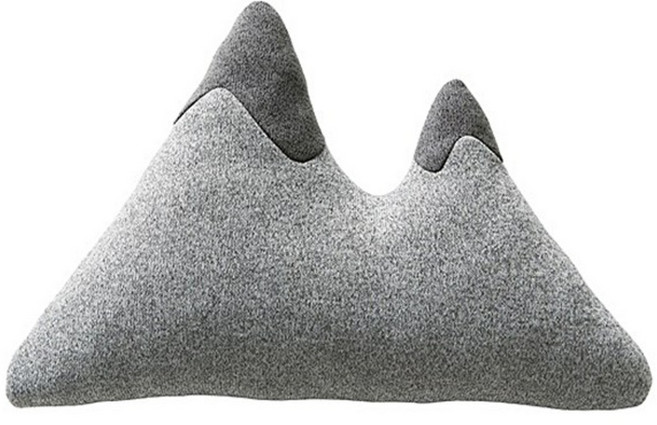 한샘 모모로 니트 산쿠션 두봉우리, 그레이