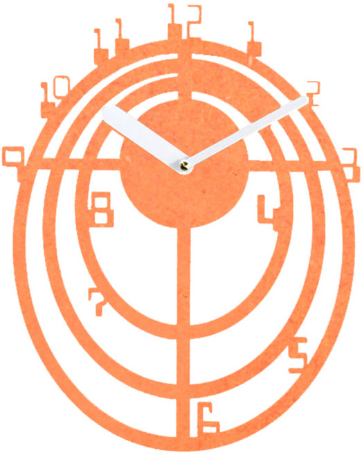 브론즈하우스 MDC-156 벽시계 저소음, 오렌지