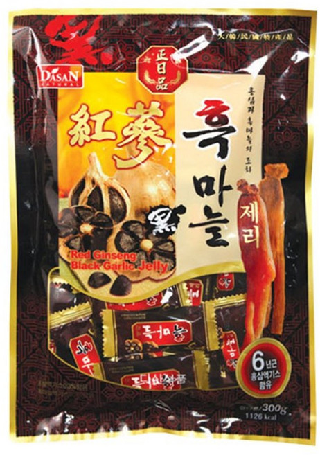 다산식품 홍삼흑마늘제리, 300g, 1개