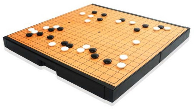 명인랜드 중형 자석 바둑 세트 단면 M-206, 혼합색상, 1개