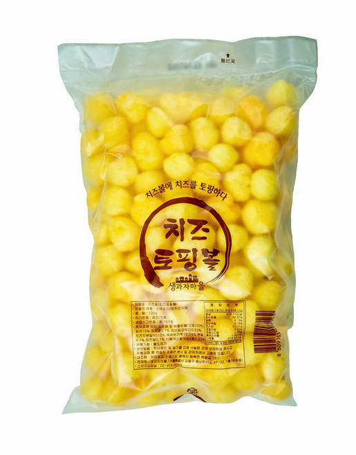 생과자마을 치즈 토핑몰 과자, 130g, 1개