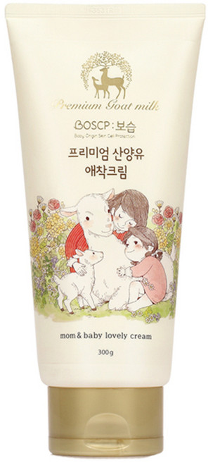 베비언스 BOSCP 보습 산양유 애착크림, 300ml, 1개