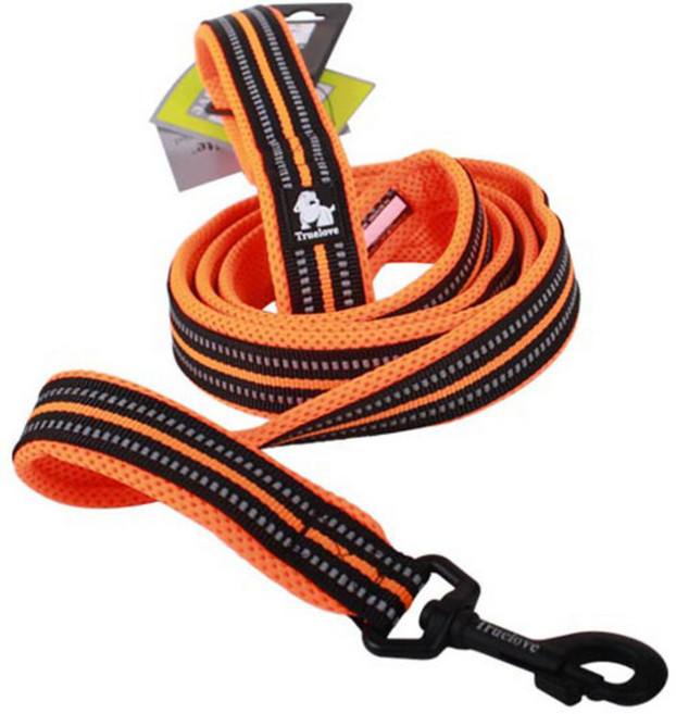 트루러브 대형견 리드줄, 오렌지, 1개