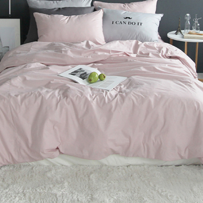 아이르 보이드 순면 홑겹 이불커버, 인디핑크
