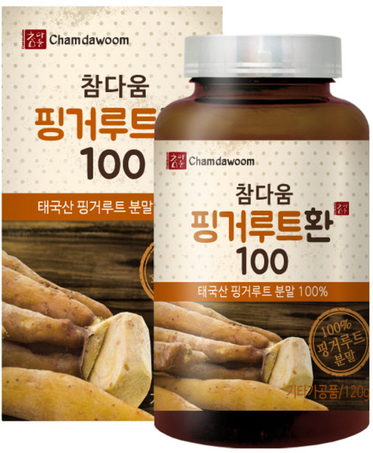 참다움 핑거루트환 100, 120g, 1개