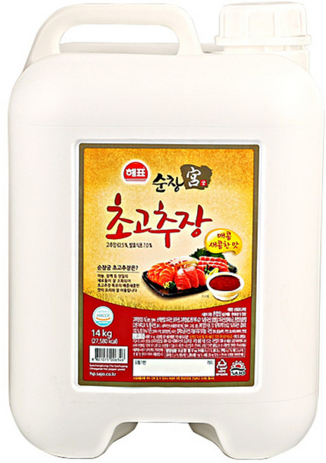 해표 순창궁 초고추장, 14kg, 1개