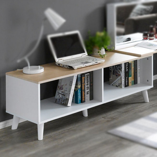 제우스가구 DIY 1200 챠밍 거실장, 매플화이트