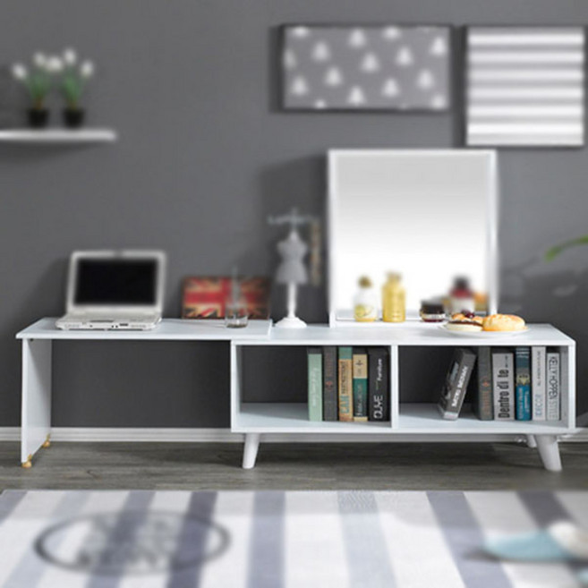 제우스가구 DIY 1200 거실장겸용화장대, 화이트