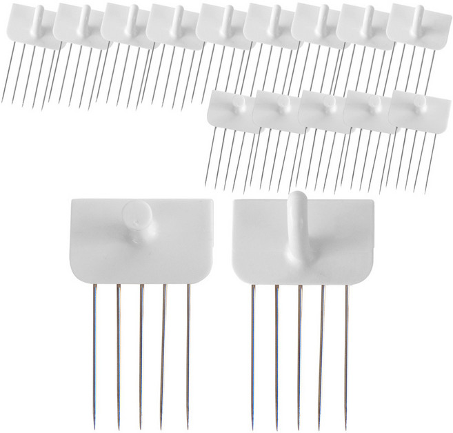 레몬아트 못대신 꼭꼬핀, 화이트, 1세트