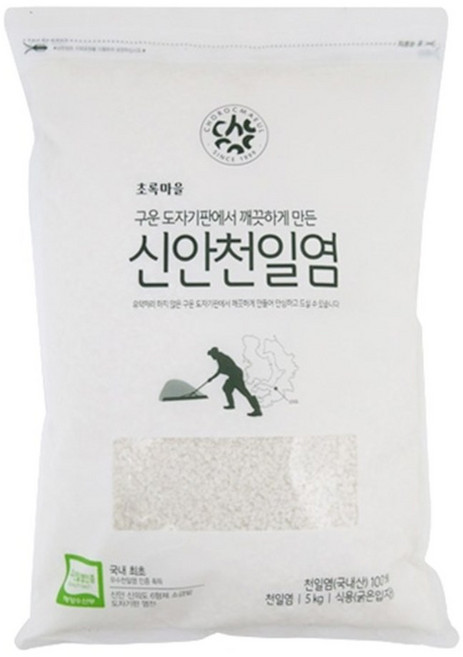 초록마을 신안 천일염, 5kg, 1개