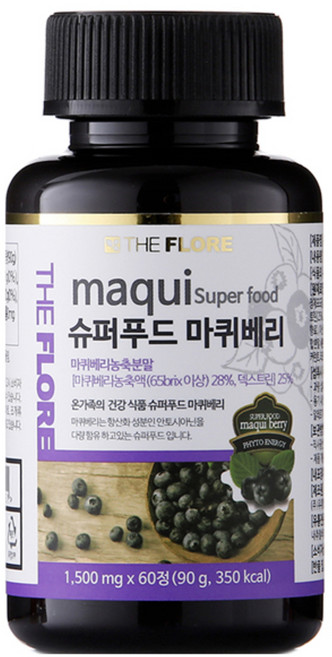 더플로레 슈퍼푸드 마퀴베리, 60정, 1개